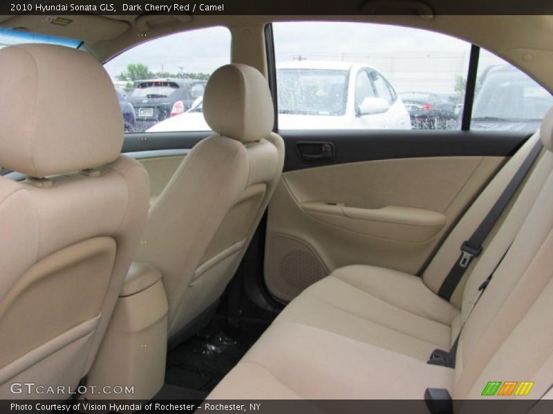 Dark Cherry Red / Camel 2010 Hyundai Sonata GLS