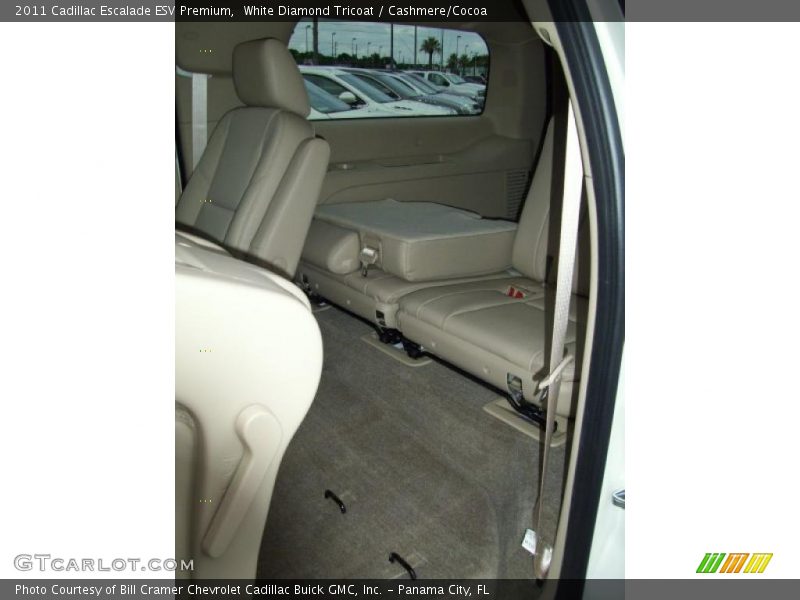 White Diamond Tricoat / Cashmere/Cocoa 2011 Cadillac Escalade ESV Premium