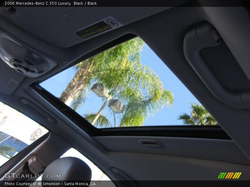 Black / Black 2006 Mercedes-Benz C 350 Luxury