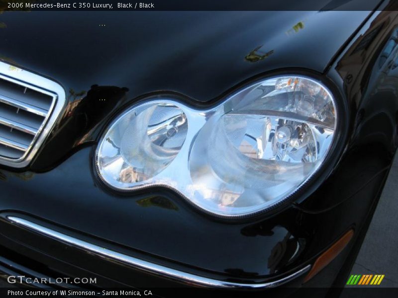 Black / Black 2006 Mercedes-Benz C 350 Luxury