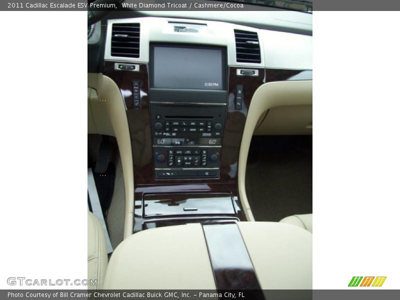 White Diamond Tricoat / Cashmere/Cocoa 2011 Cadillac Escalade ESV Premium