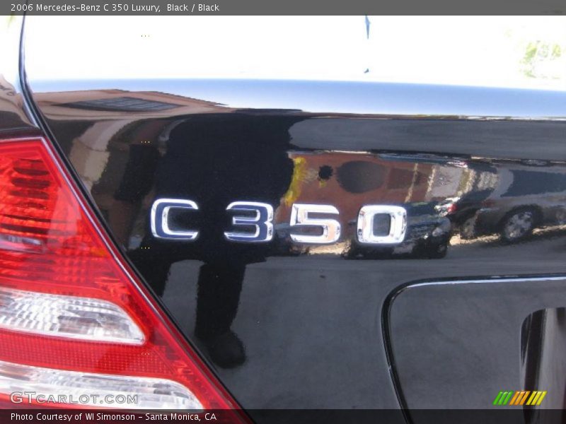 Black / Black 2006 Mercedes-Benz C 350 Luxury