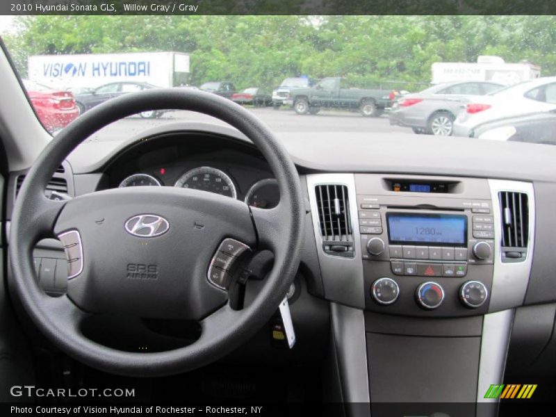 Willow Gray / Gray 2010 Hyundai Sonata GLS