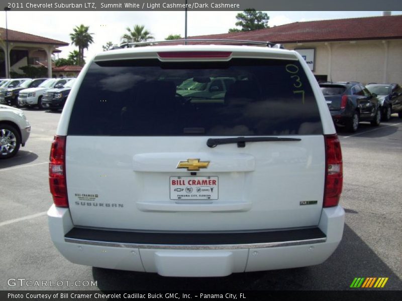 Summit White / Light Cashmere/Dark Cashmere 2011 Chevrolet Suburban LTZ