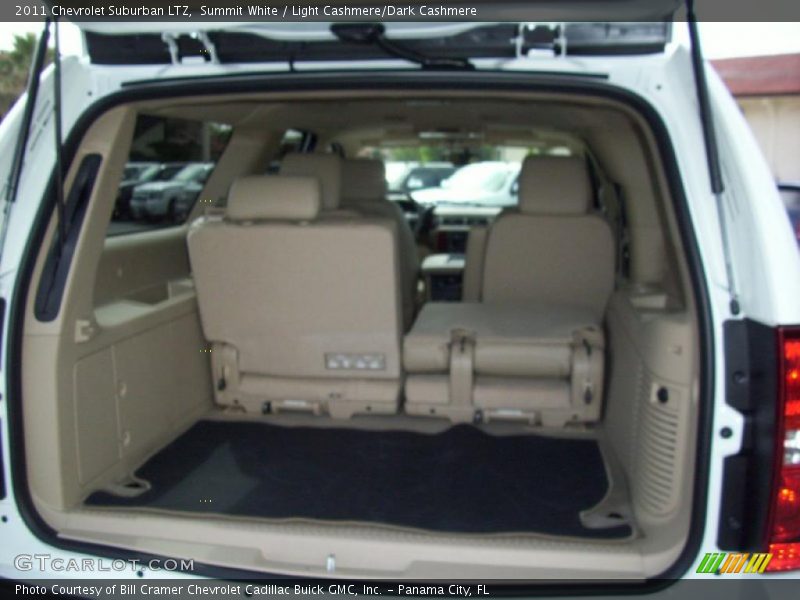 Summit White / Light Cashmere/Dark Cashmere 2011 Chevrolet Suburban LTZ