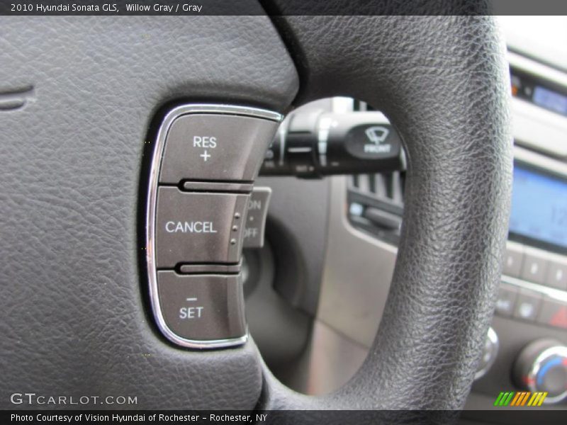 Willow Gray / Gray 2010 Hyundai Sonata GLS