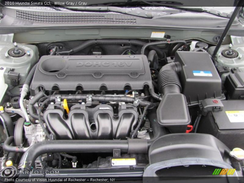 Willow Gray / Gray 2010 Hyundai Sonata GLS