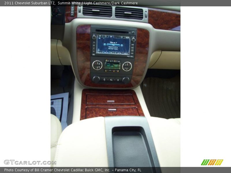Summit White / Light Cashmere/Dark Cashmere 2011 Chevrolet Suburban LTZ
