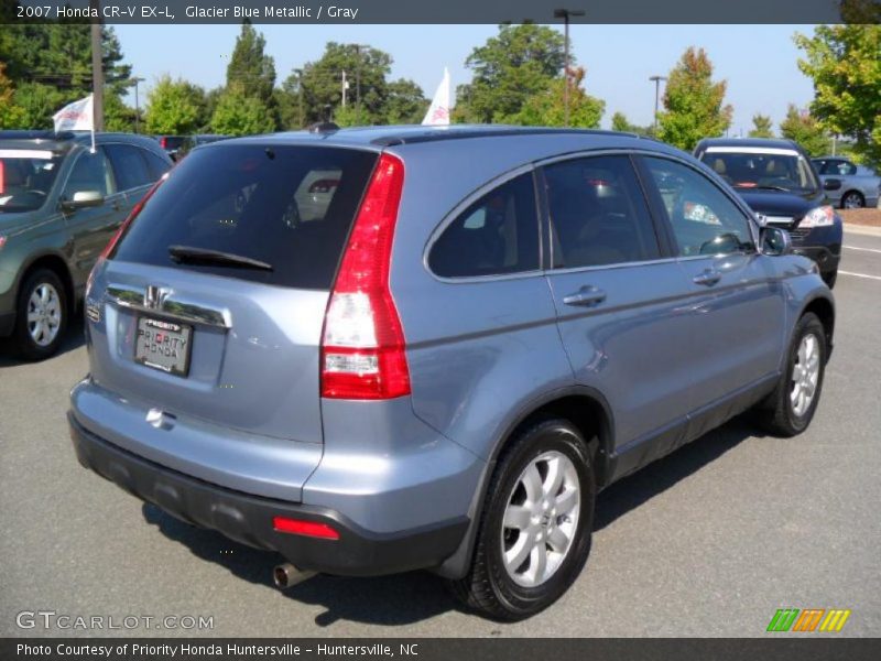 Glacier Blue Metallic / Gray 2007 Honda CR-V EX-L