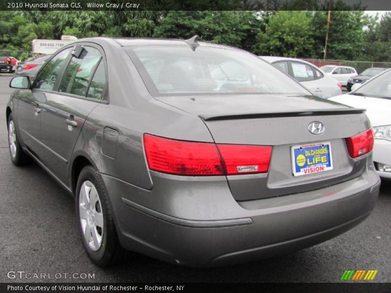 Willow Gray / Gray 2010 Hyundai Sonata GLS