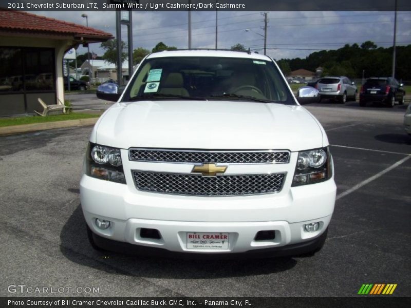 Summit White / Light Cashmere/Dark Cashmere 2011 Chevrolet Suburban LTZ