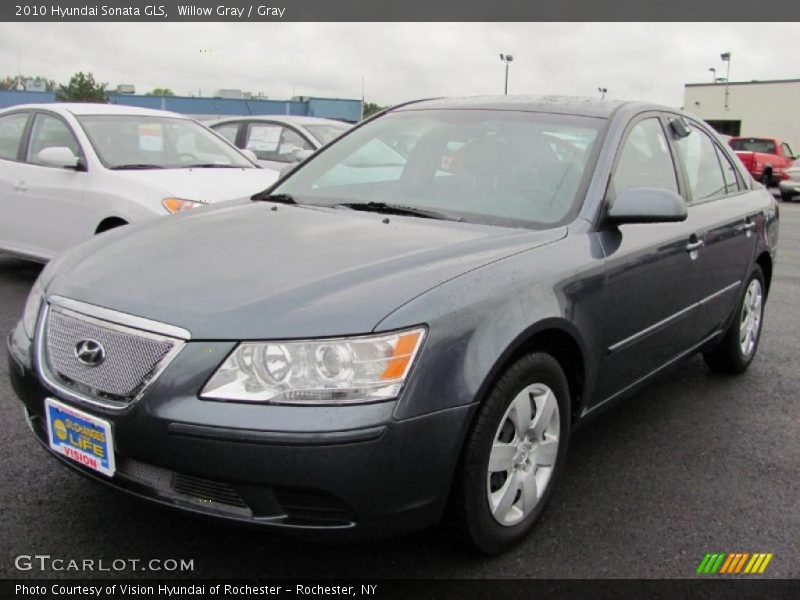 Willow Gray / Gray 2010 Hyundai Sonata GLS