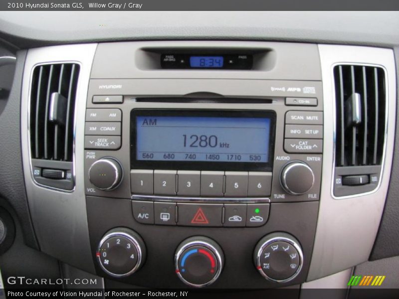 Willow Gray / Gray 2010 Hyundai Sonata GLS