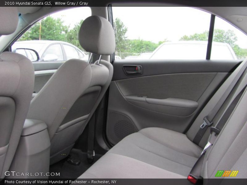 Willow Gray / Gray 2010 Hyundai Sonata GLS