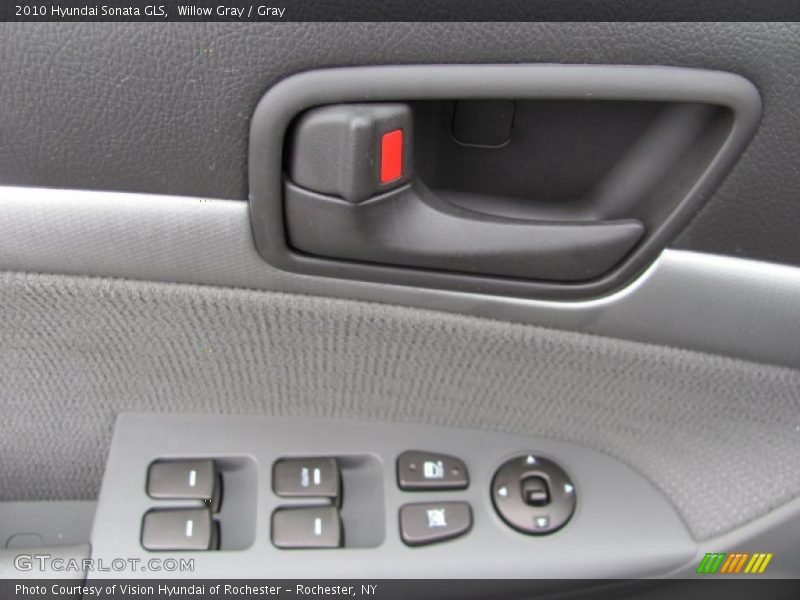 Willow Gray / Gray 2010 Hyundai Sonata GLS