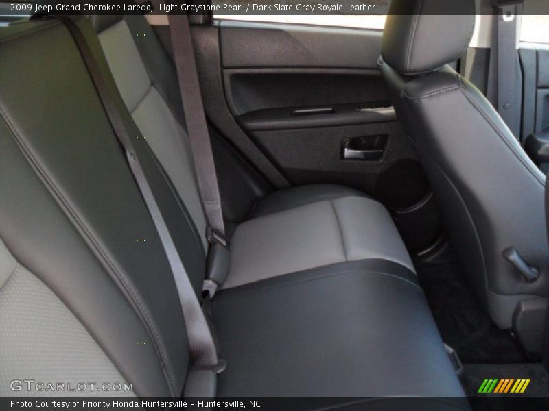 Light Graystone Pearl / Dark Slate Gray Royale Leather 2009 Jeep Grand Cherokee Laredo