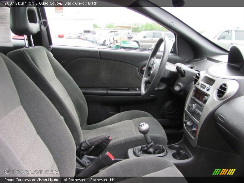 Black Onyx / Black 2007 Saturn ION 3 Quad Coupe