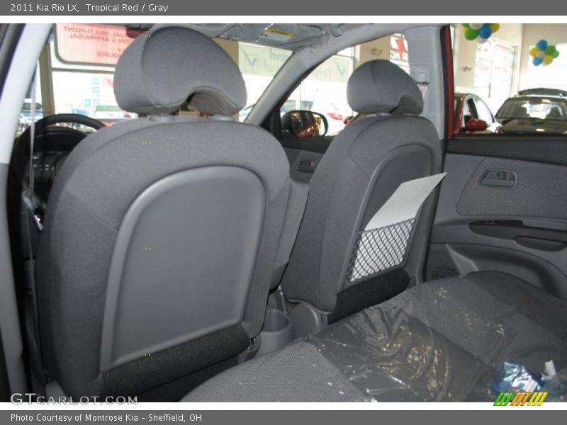 Tropical Red / Gray 2011 Kia Rio LX