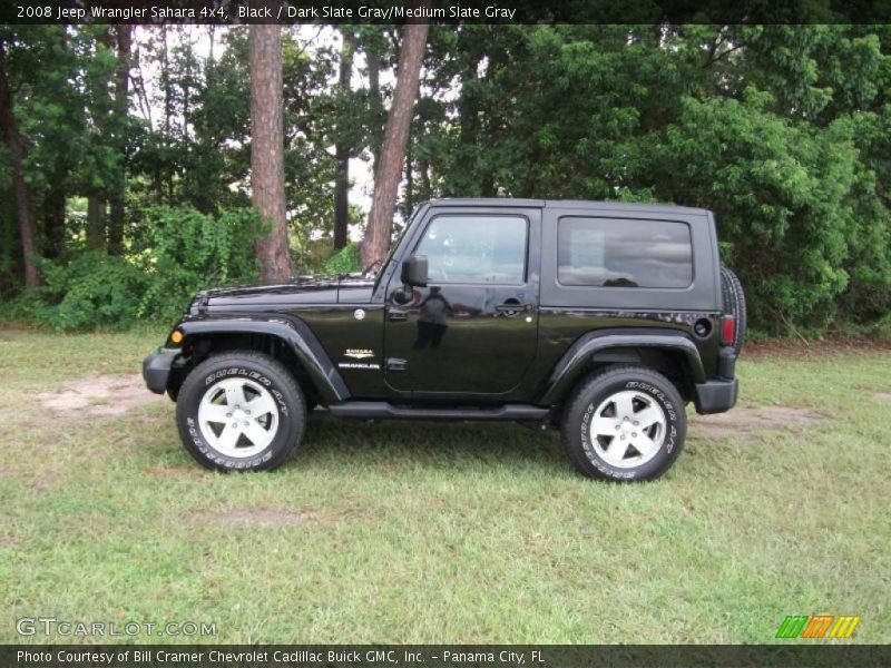 Black / Dark Slate Gray/Medium Slate Gray 2008 Jeep Wrangler Sahara 4x4
