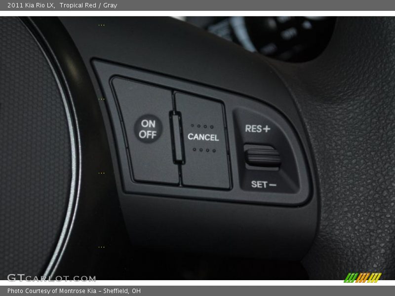 Tropical Red / Gray 2011 Kia Rio LX