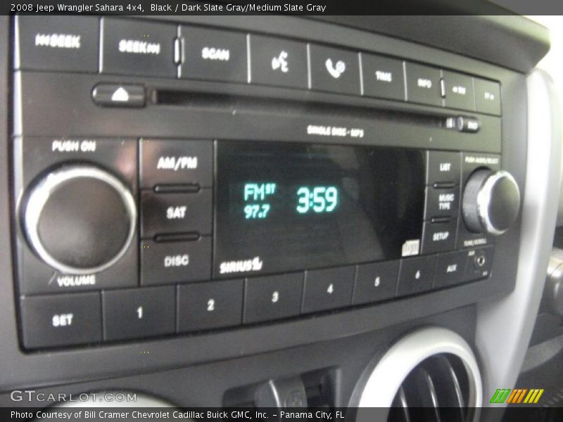 Black / Dark Slate Gray/Medium Slate Gray 2008 Jeep Wrangler Sahara 4x4