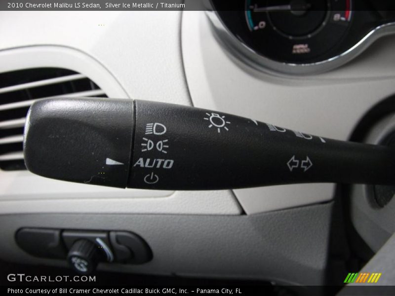 Silver Ice Metallic / Titanium 2010 Chevrolet Malibu LS Sedan