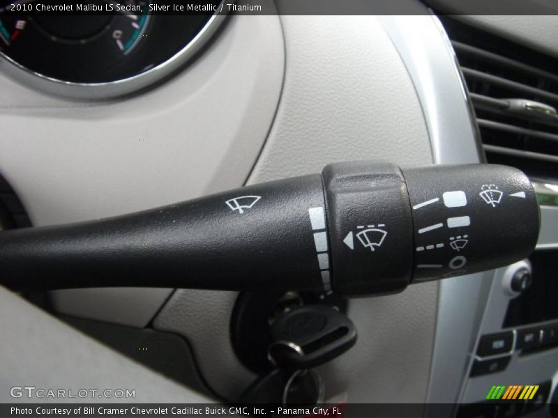 Silver Ice Metallic / Titanium 2010 Chevrolet Malibu LS Sedan