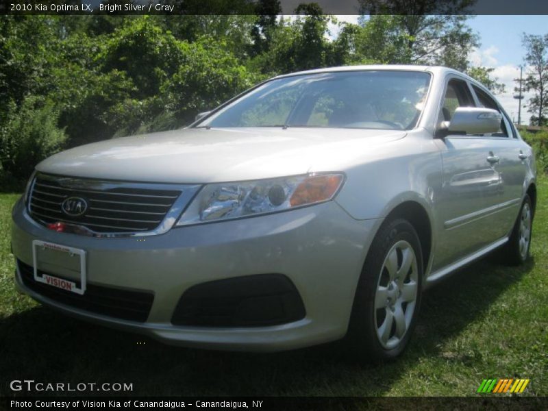 Bright Silver / Gray 2010 Kia Optima LX