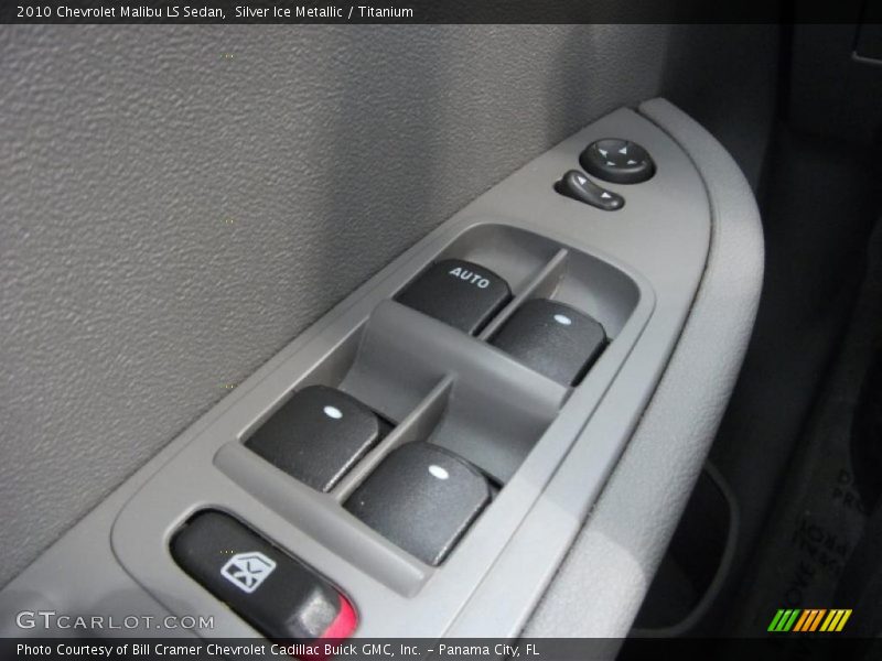 Silver Ice Metallic / Titanium 2010 Chevrolet Malibu LS Sedan