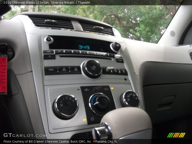Silver Ice Metallic / Titanium 2010 Chevrolet Malibu LS Sedan