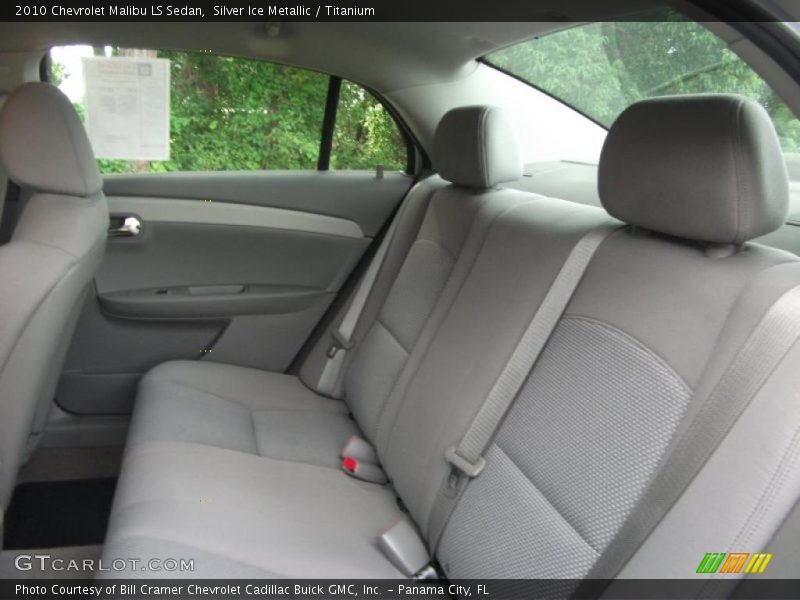Silver Ice Metallic / Titanium 2010 Chevrolet Malibu LS Sedan