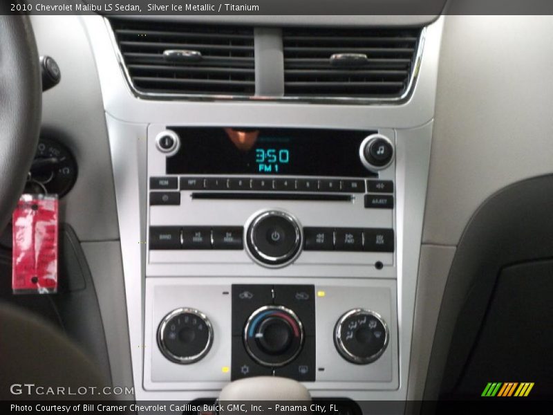 Silver Ice Metallic / Titanium 2010 Chevrolet Malibu LS Sedan