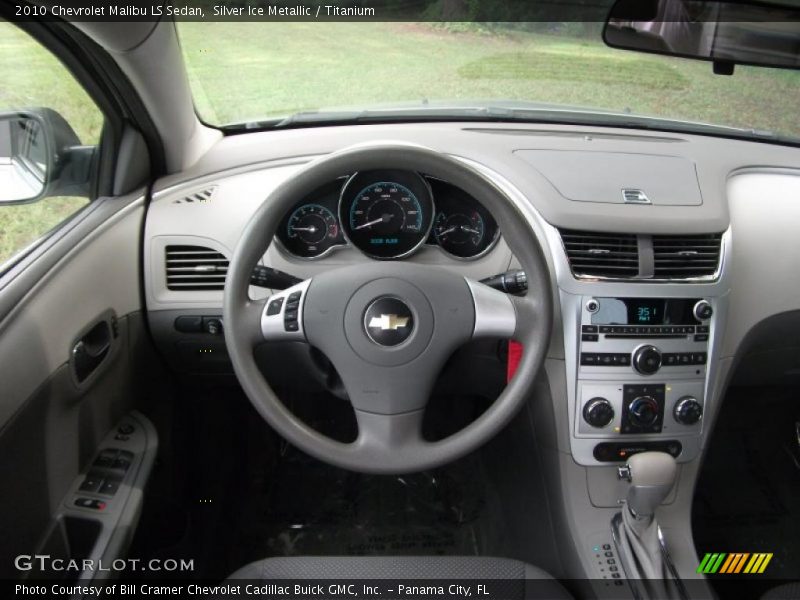 Silver Ice Metallic / Titanium 2010 Chevrolet Malibu LS Sedan