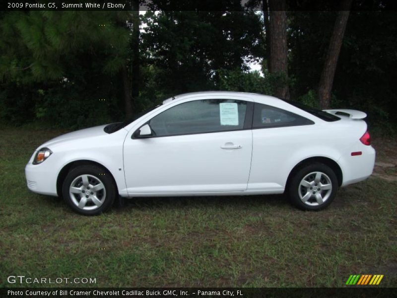 Summit White / Ebony 2009 Pontiac G5