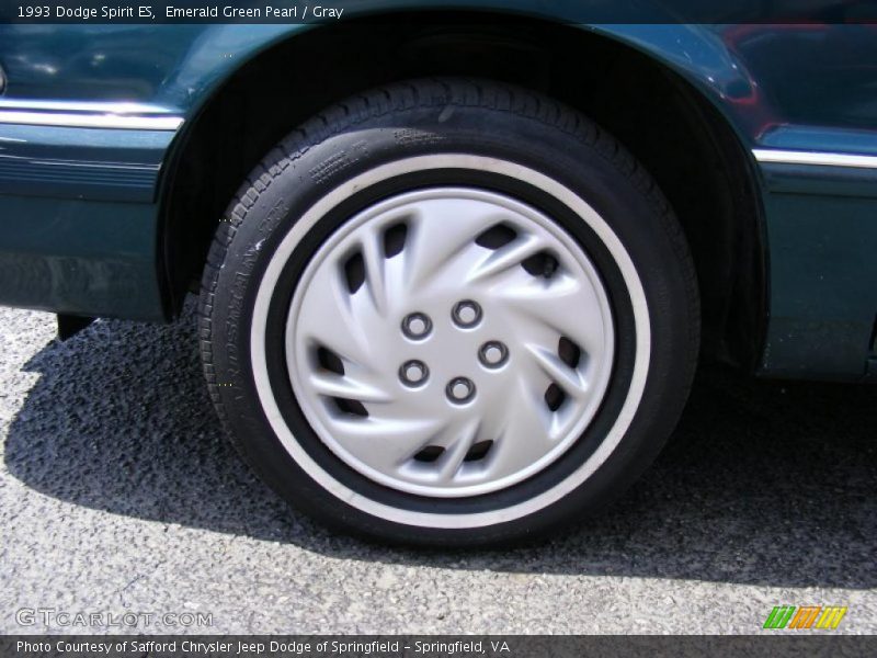 Emerald Green Pearl / Gray 1993 Dodge Spirit ES