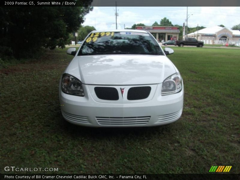 Summit White / Ebony 2009 Pontiac G5