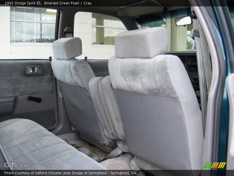Emerald Green Pearl / Gray 1993 Dodge Spirit ES