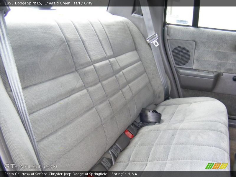 Emerald Green Pearl / Gray 1993 Dodge Spirit ES