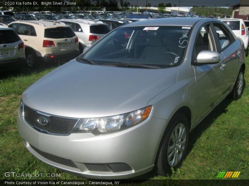 Bright Silver / Stone 2010 Kia Forte EX