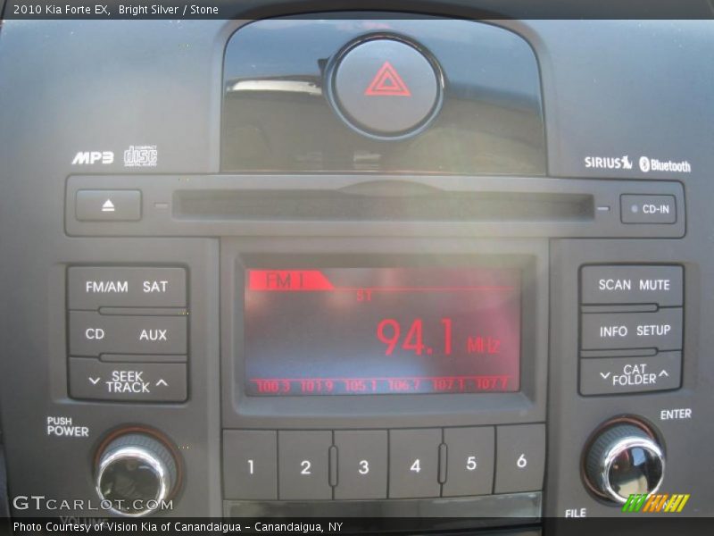 Bright Silver / Stone 2010 Kia Forte EX