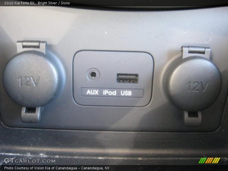 Bright Silver / Stone 2010 Kia Forte EX