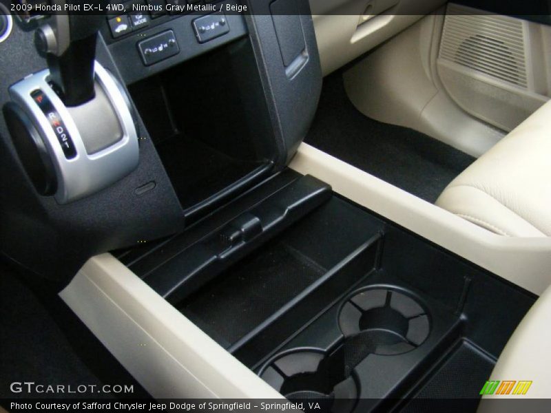 Nimbus Gray Metallic / Beige 2009 Honda Pilot EX-L 4WD
