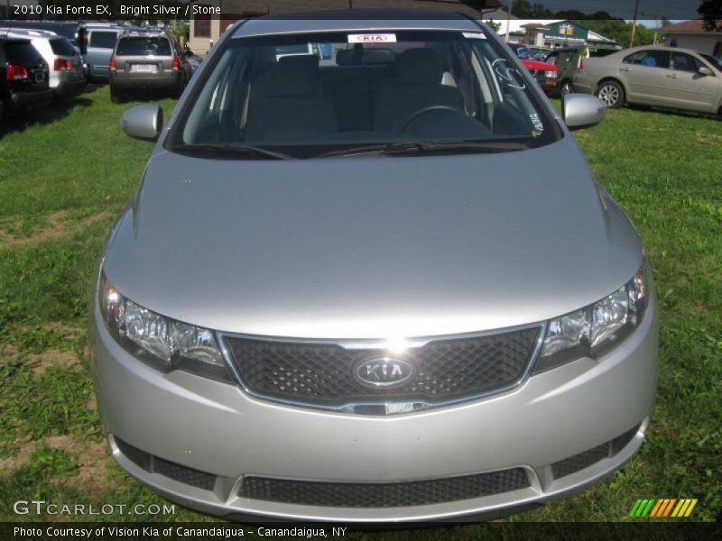 Bright Silver / Stone 2010 Kia Forte EX