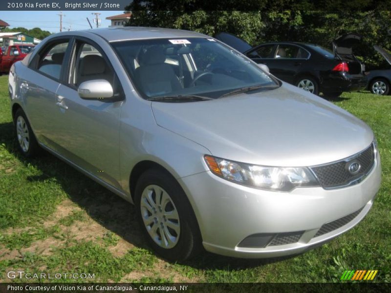 Bright Silver / Stone 2010 Kia Forte EX