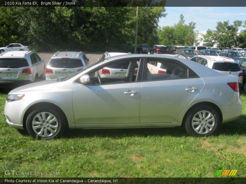 Bright Silver / Stone 2010 Kia Forte EX