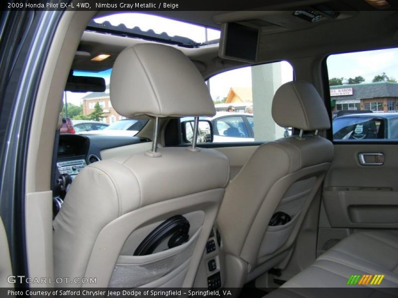 Nimbus Gray Metallic / Beige 2009 Honda Pilot EX-L 4WD