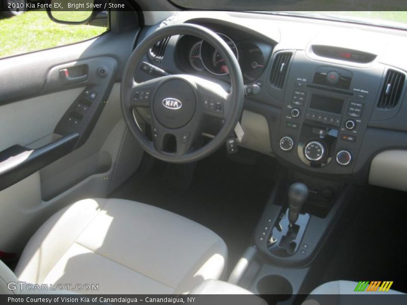Bright Silver / Stone 2010 Kia Forte EX
