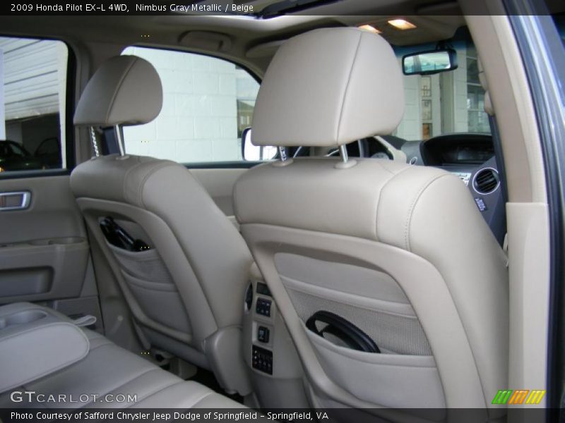 Nimbus Gray Metallic / Beige 2009 Honda Pilot EX-L 4WD