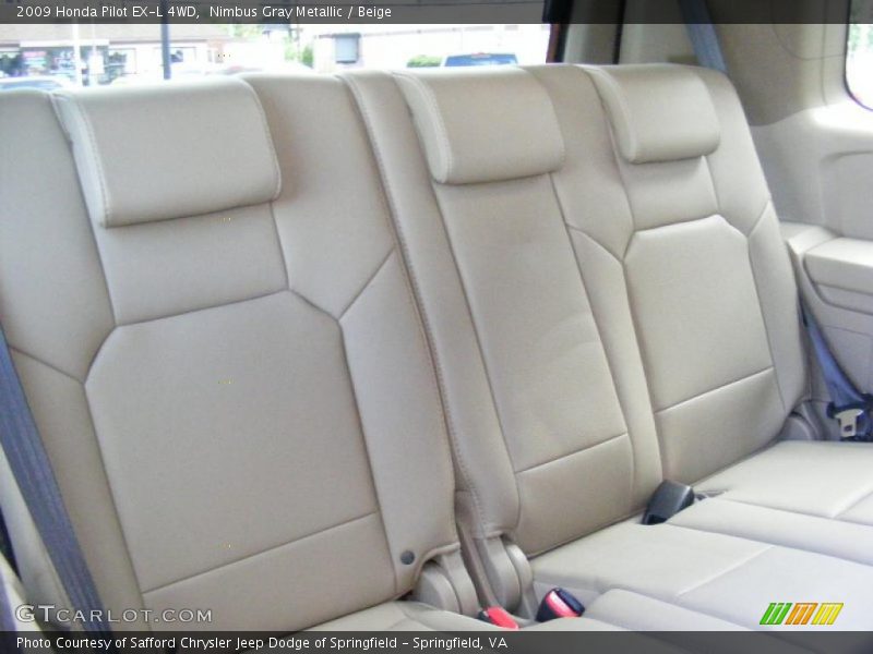 Nimbus Gray Metallic / Beige 2009 Honda Pilot EX-L 4WD