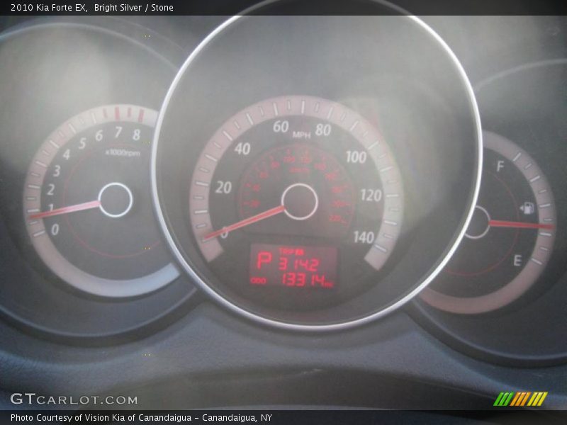 Bright Silver / Stone 2010 Kia Forte EX